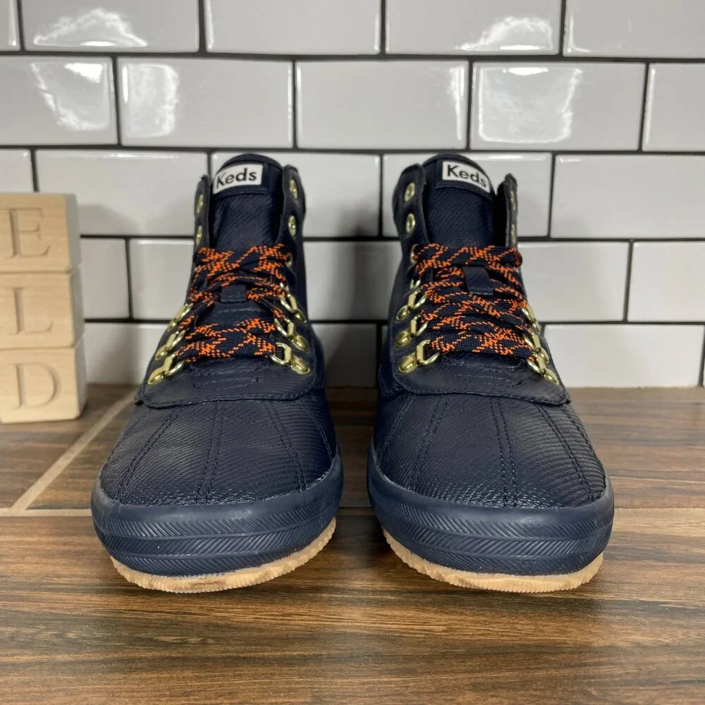 Keds Scout Womens Size 7 Shoes Blue Wool Lined Dream Foam Rain Sneaker Boot